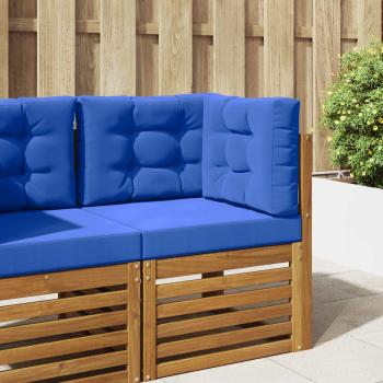 ARDEBO.de - Sofakissen für draußen Polyester Königsblau 60 x 60 cm