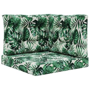 Sofakissen für draußen Polyester Blattmuster 60 x 60 cm