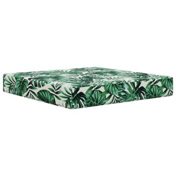 Sofakissen für draußen Polyester Blattmuster 60 x 60 cm