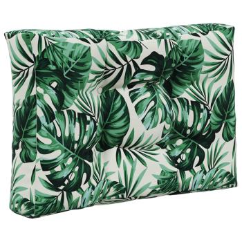 Sofakissen für draußen Polyester Blattmuster 60 x 60 cm