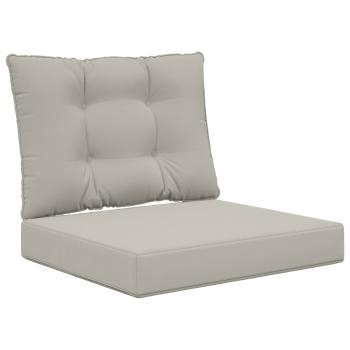 Sofakissen für draußen Polyester Grau 60 x 50,5 cm