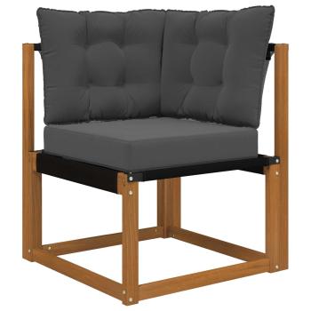 Sofakissen für draußen Polyester Anthrazit 50,5 x 50,5 cm