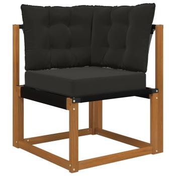 Sofakissen für draußen Polyester Schwarz 50,5 x 50,5 cm