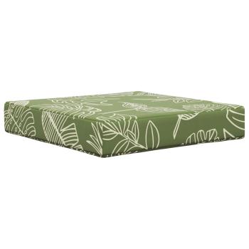 Sofakissen für draußen Polyester Blattdesign 50,5 x 50,5 cm