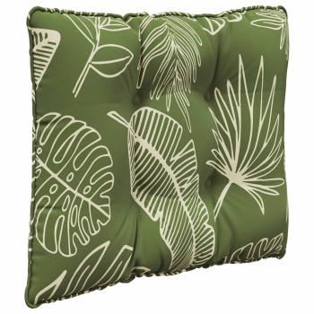 Sofakissen für draußen Polyester Blattdesign 50,5 x 50,5 cm