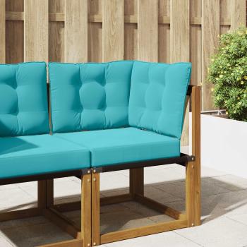 ARDEBO.de - Sofakissen für draußen Polyester Türkis 50,5 x 50,5 cm