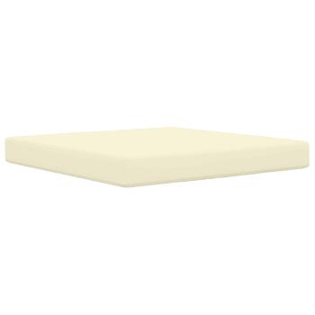 Sofakissen für draußen Polyester Creme 80 x 80 cm