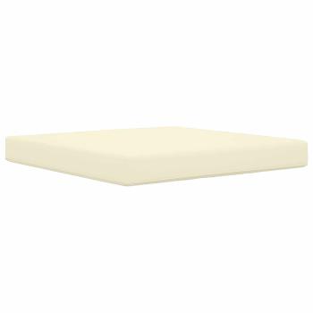 Sofakissen für draußen Polyester Creme 80 x 80 cm