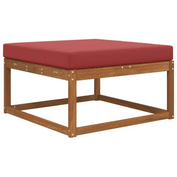 Sofakissen für draußen Polyester Weinrot 80 x 80 cm