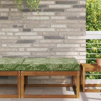 ARDEBO.de - Sofakissen für draußen Polyester Blattdesign 80 x 80 cm
