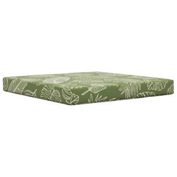 Sofakissen für draußen Polyester Blattdesign 80 x 80 cm