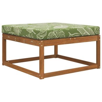 Sofakissen für draußen Polyester Blattdesign 80 x 80 cm