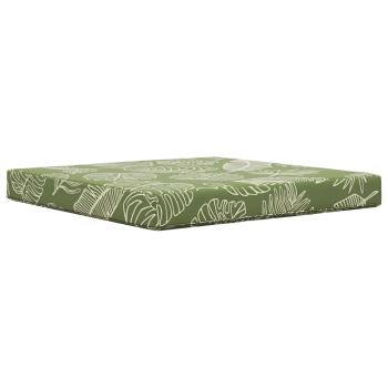 Sofakissen für draußen Polyester Blattdesign 80 x 80 cm