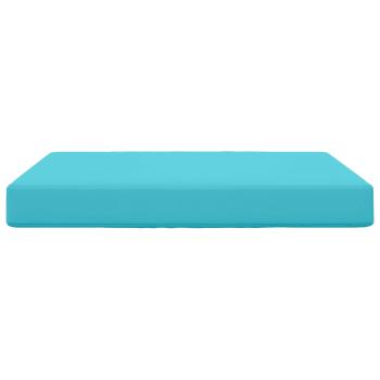 Sofakissen für draußen Polyester Türkis 80 x 80 cm