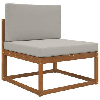 Sofakissen für draußen Polyester Grau 80 x 80 cm