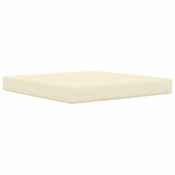 Sofakissen für draußen Polyester Creme 80 x 80 cm