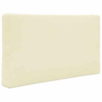 Sofakissen für draußen Polyester Creme 80 x 80 cm