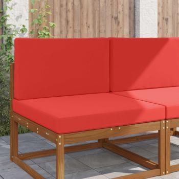 ARDEBO.de - Sofakissen für draußen Polyester Rot 80 x 80 cm