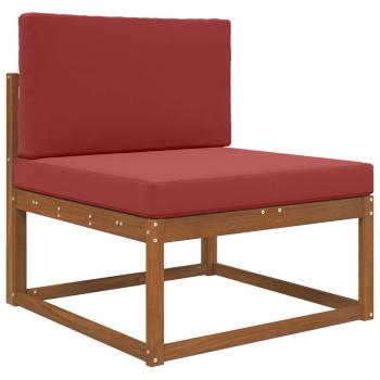 Sofakissen für draußen Polyester Weinrot 80 x 80 cm