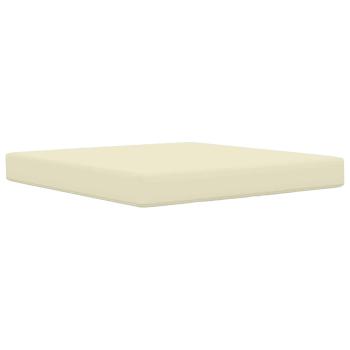 Sofakissen für draußen Polyester Creme 80 x 80 cm