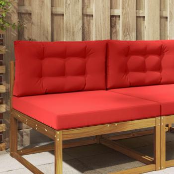ARDEBO.de - Sofakissen für draußen Polyester Rot 80 x 80 cm