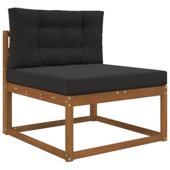 Sofakissen für draußen Polyester Schwarz 80 x 80 cm