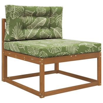 Sofakissen für draußen Polyester Blattdesign 80 x 80 cm