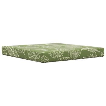 Sofakissen für draußen Polyester Blattdesign 80 x 80 cm