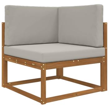 Sofakissen für draußen Polyester Grau 80 x 80 cm