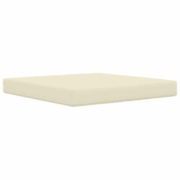 Sofakissen für draußen Polyester Creme 80 x 80 cm