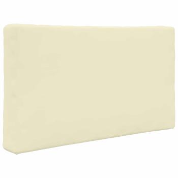 Sofakissen für draußen Polyester Creme 80 x 80 cm