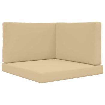 Sofakissen für draußen Polyester Beige 80 x 80 cm