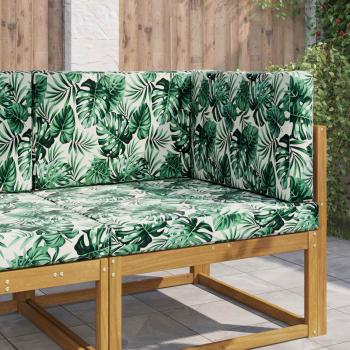 ARDEBO.de - Sofakissen für draußen Polyester Blattmuster 80 x 80 cm