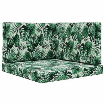 Sofakissen für draußen Polyester Blattmuster 80 x 80 cm