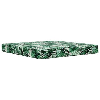 Sofakissen für draußen Polyester Blattmuster 80 x 80 cm