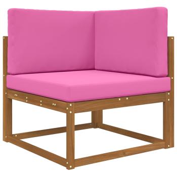 Sofakissen für draußen Polyester Rosa 80 x 80 cm