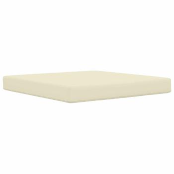 Sofakissen für draußen Polyester Creme 80 x 80 cm