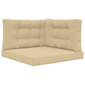 Sofakissen für draußen Polyester Beige 80 x 80 cm