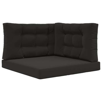 Sofakissen für draußen Polyester Schwarz 80 x 80 cm