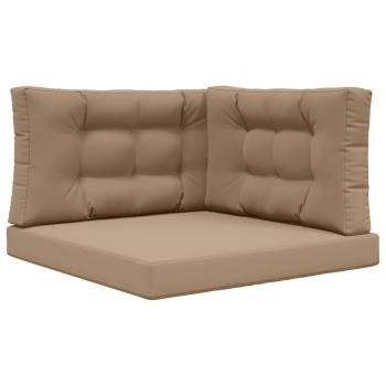 Sofakissen für draußen Polyester Taupe 80 x 80 cm