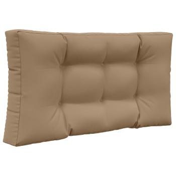 Sofakissen für draußen Polyester Taupe 80 x 80 cm