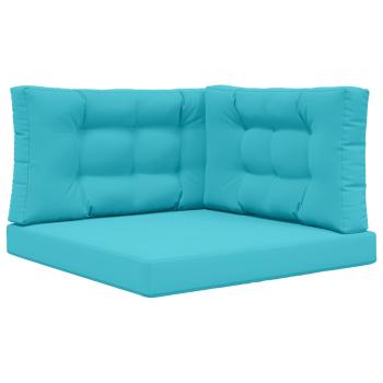 Sofakissen für draußen Polyester Türkis 80 x 80 cm