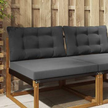 ARDEBO.de - Sofakissen für draußen Polyester Anthrazit 80 x 68,5 cm