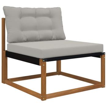 Sofakissen für draußen Polyester Grau 80 x 68,5 cm