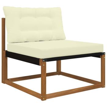 Sofakissen für draußen Polyester Creme 80 x 68,5 cm
