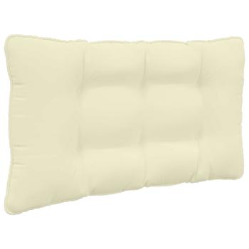 Sofakissen für draußen Polyester Creme 80 x 68,5 cm