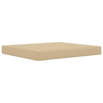 Sofakissen für draußen Polyester Beige 80 x 68,5 cm