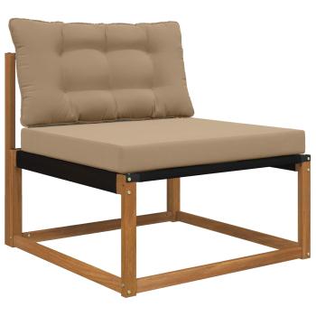 Sofakissen für draußen Polyester Taupe 80 x 68,5 cm