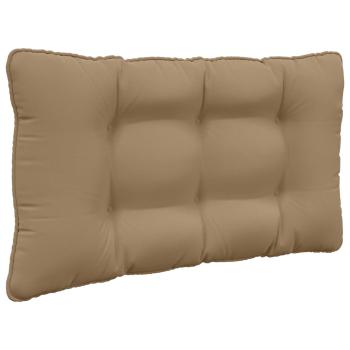 Sofakissen für draußen Polyester Taupe 80 x 68,5 cm