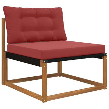 Sofakissen für draußen Polyester Weinrot 80 x 68,5 cm